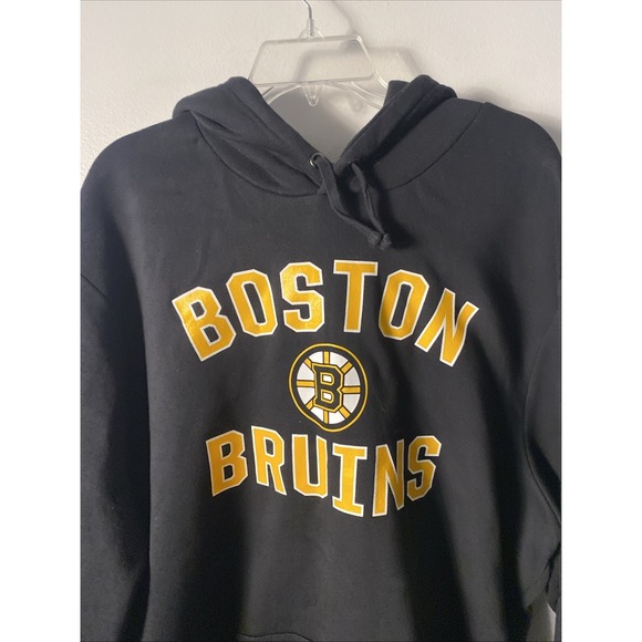 Boston Bruins Hoodie NHL Black Fanatics Pullover Hooded Sweatshirt Sz 4XL - Picture 2 of 6